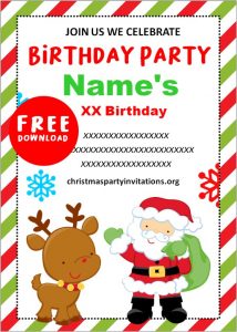 Free Printable Christmas Luncheon Invitations Templates 2020