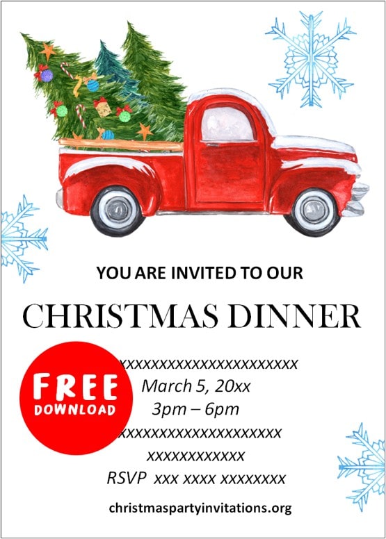 free-printable-christmas-dinner-party-invitations-templates